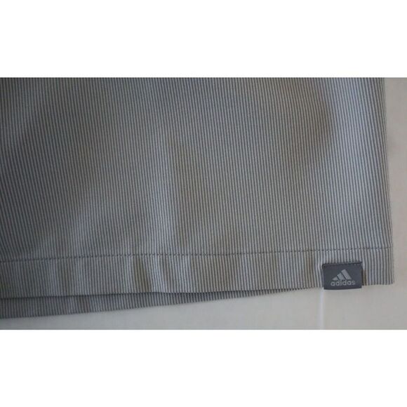 adidas CE0466 Men's Sz 38 Gray Striped Ultimate 365 Golf Shorts - Picture 2 of 9